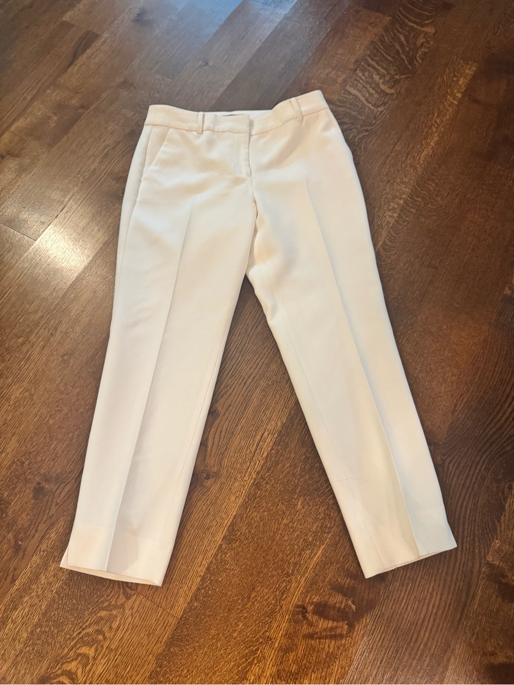 Talbots Cream Ankle Dress Pants